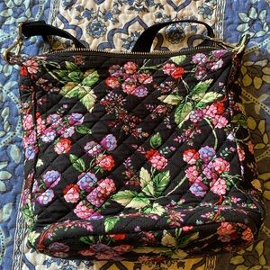 Vera Bradley Carson Mini Hobo in Winter Berry